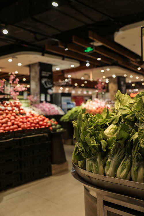 青菜蔬菜商场超市商品货物摄影图 摄影