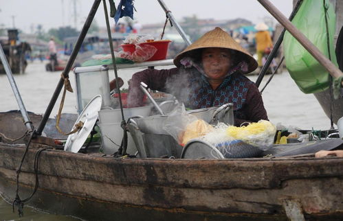 被中国人戏称越南新娘集散地 这处水上集市却热卖水果蔬菜